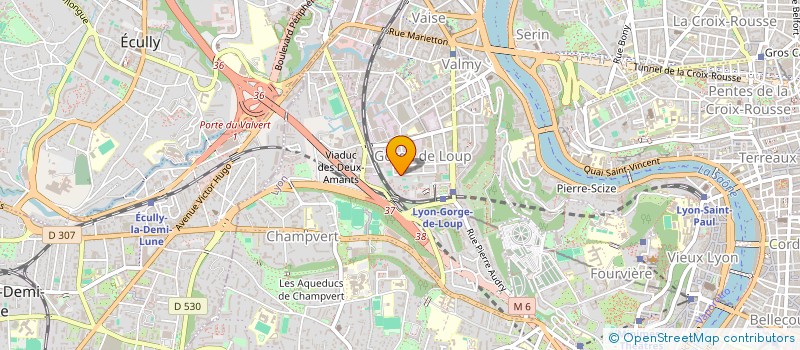localisation de l'entreprise ENTENTE RHODIA CLUB RACING DE LYON à LYON