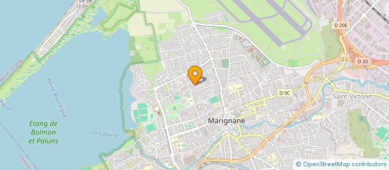 localisation de l'entreprise ENTENTE SPORT ET LOISIR DE LA POLICE MUNICIPALE  MARIGNANE