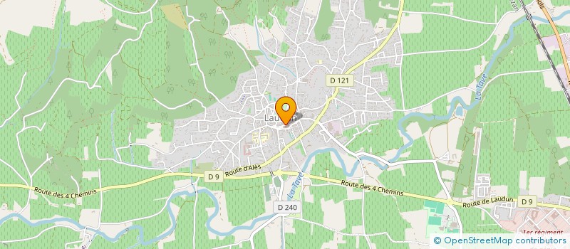 localisation de l'entreprise ENTENTE SPORT LAUDUN L ARDOISE à LAUDUN-L'ARDOISE