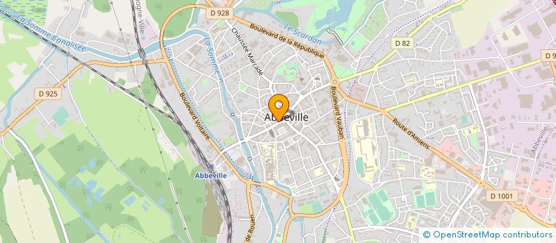 localisation de l'entreprise ENTENTE SPORT MUNIC COL LOC ABBEVILLE à ABBEVILLE