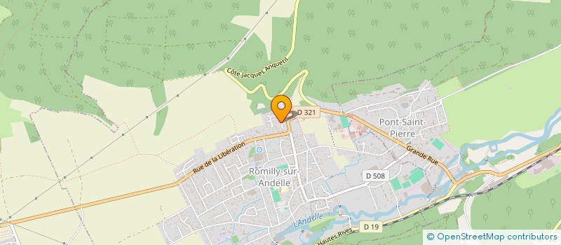 localisation de l'entreprise ENTENTE SPORT PROMOT ACTIV CYCLISTE ENVI à ROMILLY-SUR-ANDELLE