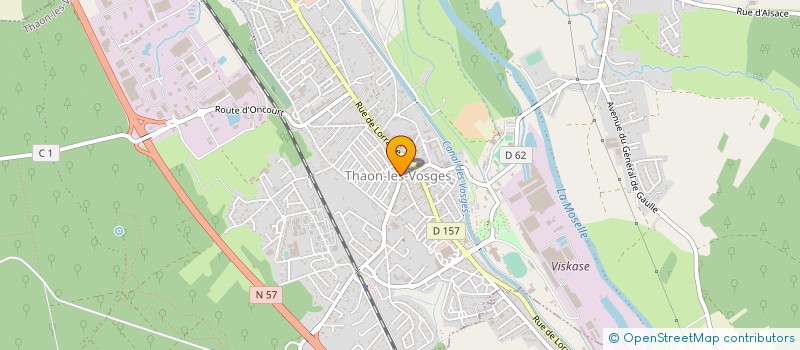 localisation de l'entreprise ENTENTE SPORT THAONNAISE TRIATHLON  THAON-LES-VOSGES