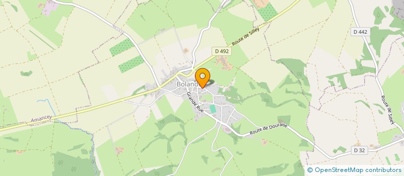 localisation de l'entreprise ENTENTE SPORTIVE AMANCEY BOLANDOZ  AMANCEY