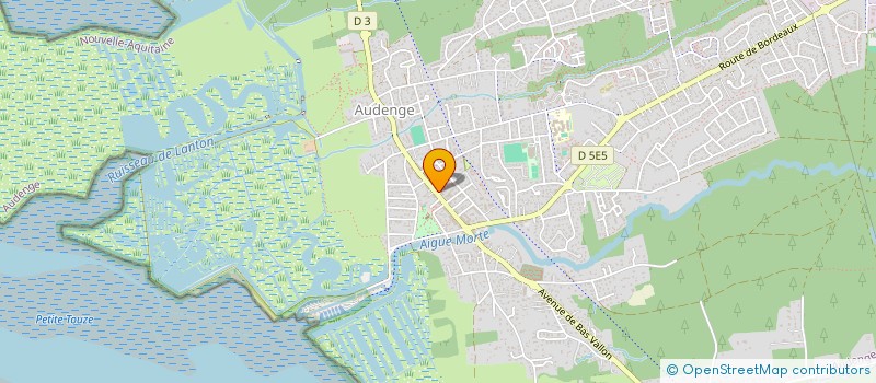 localisation de l'entreprise ENTENTE SPORTIVE AUDENGE-LANTON  AUDENGE