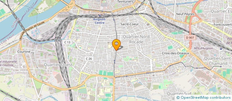 localisation de l'entreprise ENTENTE SPORTIVE AVIGNON ATHLETISME (E.S.A.A) à AVIGNON