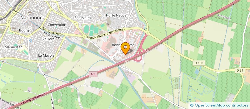 localisation de l'entreprise ENTENTE SPORTIVE BOULISTE DE NARBONNE  NARBONNE