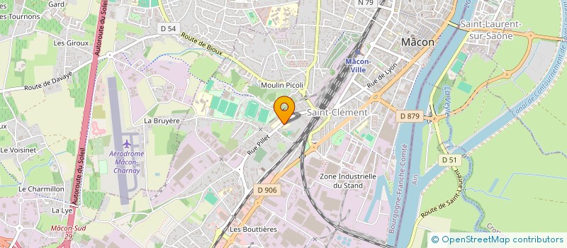 localisation de l'entreprise ENTENTE SPORTIVE BOULISTE DU MACONNAIS à MACON