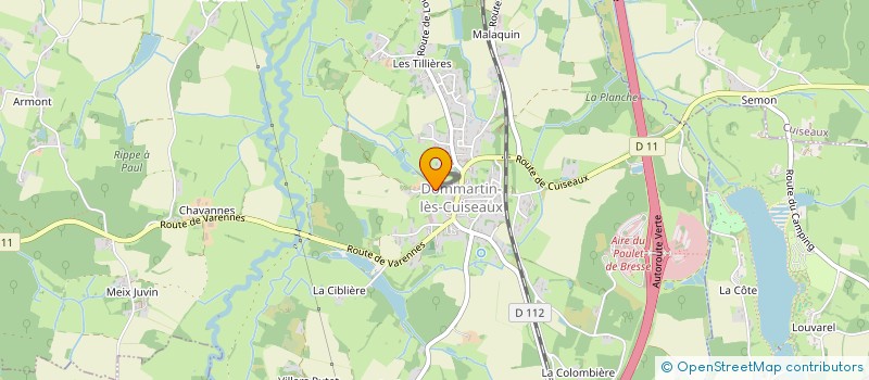 localisation de l'entreprise ENTENTE SPORTIVE BRESSE REVERMONT  JOUDES