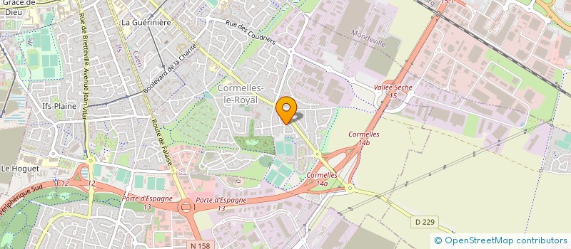 localisation de l'entreprise ENTENTE SPORTIVE CORMELLES FOOTBALL  CORMELLES-LE-ROYAL