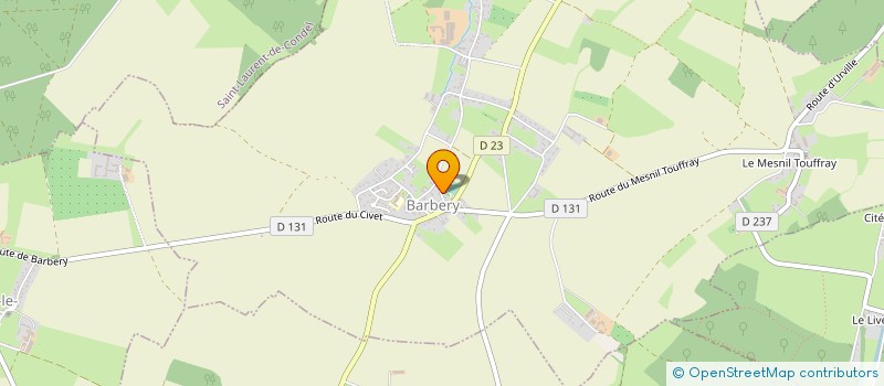 localisation de l'entreprise ENTENTE SPORTIVE DE BARBERY  BARBERY