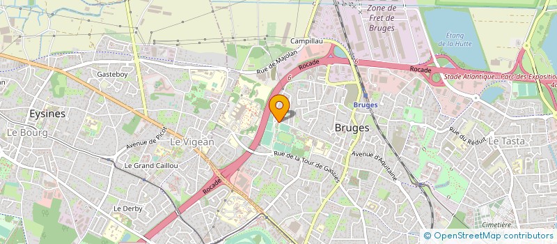 localisation de l'entreprise ENTENTE SPORTIVE DE BRUGES à BRUGES