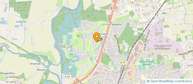 localisation de l'entreprise ENTENTE SPORTIVE DE COURSES A PIED  BRUZ