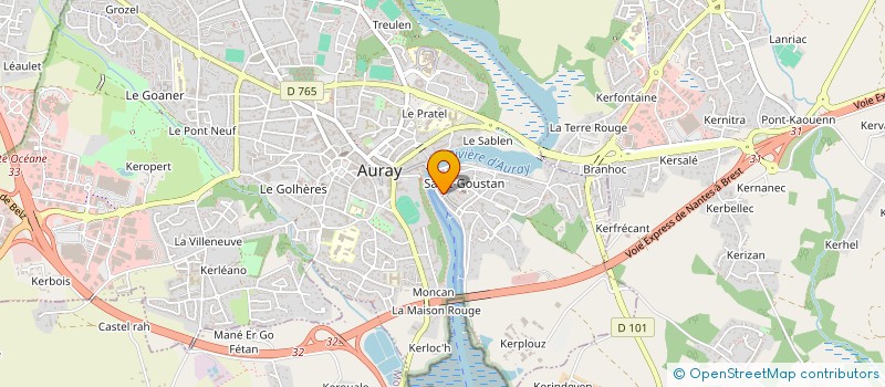 localisation de l'entreprise ENTENTE SPORTIVE DE PLOEMEL  PLOEMEL