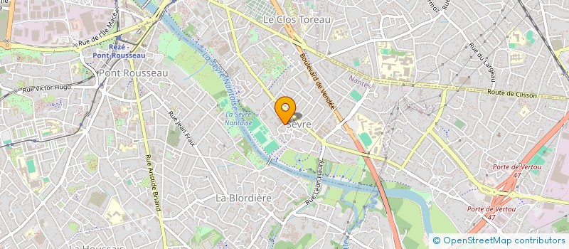 localisation de l'entreprise ENTENTE SPORTIVE DE SEVRE à NANTES