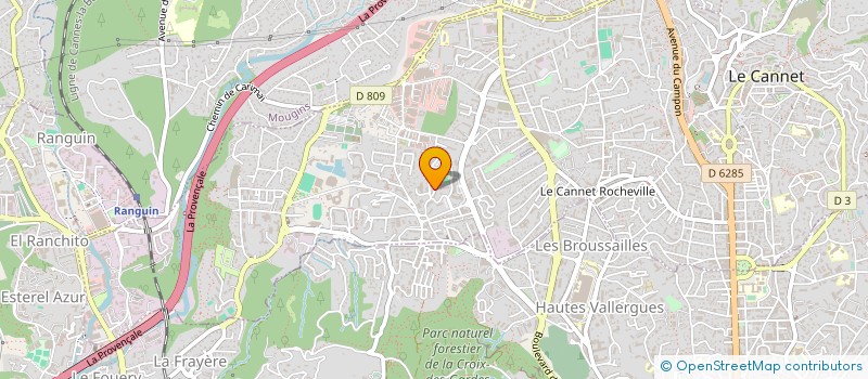 localisation de l'entreprise ENTENTE SPORTIVE DU CANNET ROCHEVILLE à LE CANNET