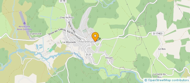 localisation de l'entreprise ENTENTE SPORTIVE DU PLATEAU  PEYRELEVADE