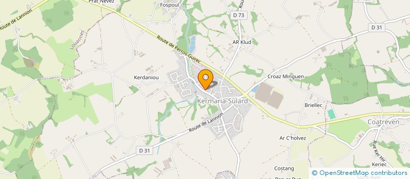 localisation de l'entreprise ENTENTE SPORTIVE DU RUDONOU  COATREVEN