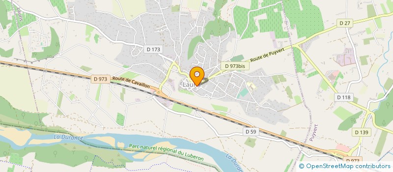 localisation de l'entreprise ENTENTE SPORTIVE DU SUD LUBERON  LAURIS