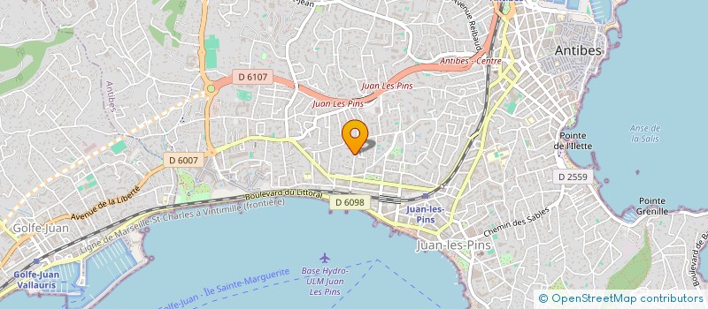 localisation de l'entreprise ENTENTE SPORTIVE ET CULTURELLE DES ANCIENS PARACHUTISTES HANDICAPES à ANTIBES