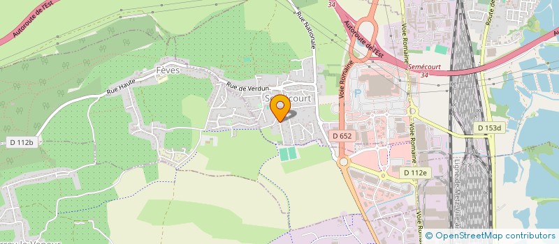 localisation de l'entreprise ENTENTE-SPORTIVE FEVES-SEMECOURT  SEMECOURT