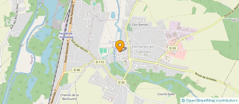 localisation de l'entreprise ENTENTE SPORTIVE GATINAISE à FERRIERES-EN-GATINAIS