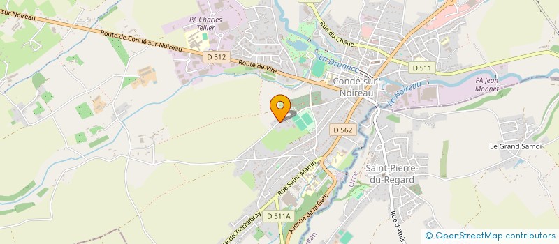 localisation de l'entreprise ENTENTE SPORTIVE MUNICIPALE CONDEENNE  CONDE-EN-NORMANDIE