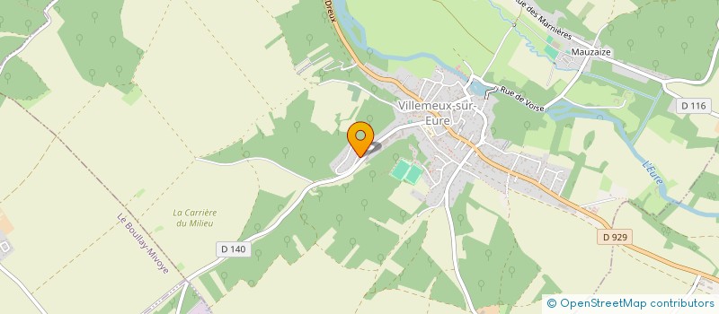 localisation de l'entreprise ENTENTE SPORTIVE NOGENT LE ROI VILLEMEUX SUR EURE TENNIS DE TABLE à VILLEMEUX-SUR-EURE