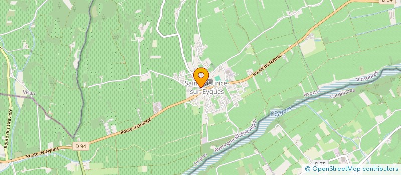 localisation de l'entreprise ENTENTE SPORTIVE NYONSAISE  NYONS