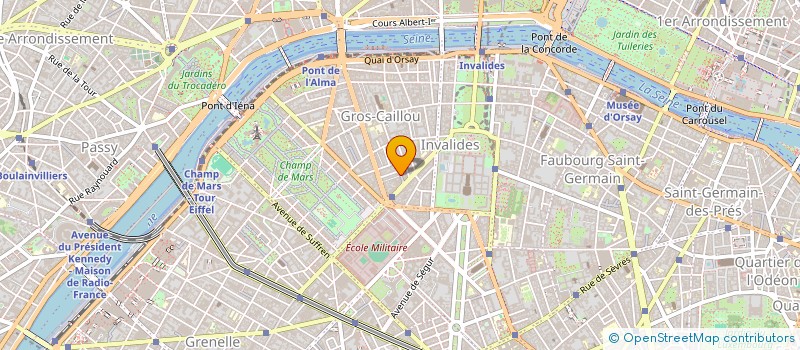 localisation de l'entreprise ENTENTE SPORTIVE PETITS ANGES SEPTIEME  PARIS