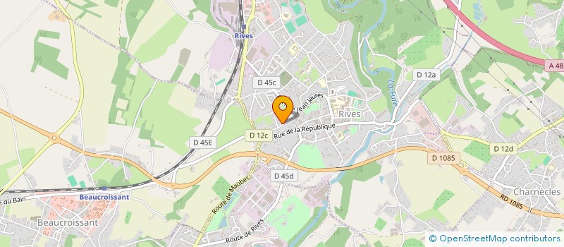 localisation de l'entreprise ENTENTE SPORTIVE RENAGE RIVES à RIVES