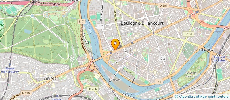 localisation de l'entreprise ENTENTE SPORTIVE RENAULT GROUP à BOULOGNE-BILLANCOURT