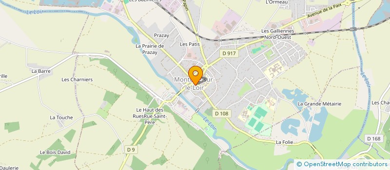 localisation de l'entreprise ENTENTE SPORTIVE STADE MONTOIRIEN-ST MARTIN  MONTOIRE-SUR-LE-LOIR