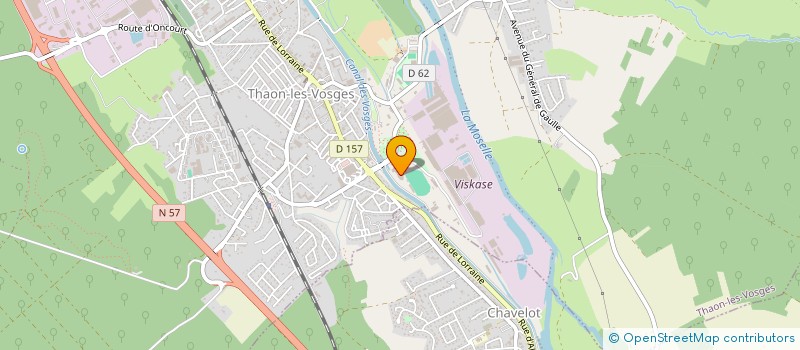 localisation de l'entreprise ENTENTE SPORTIVE THAONNAISE SECT TENNIS DE TABLE  THAON-LES-VOSGES