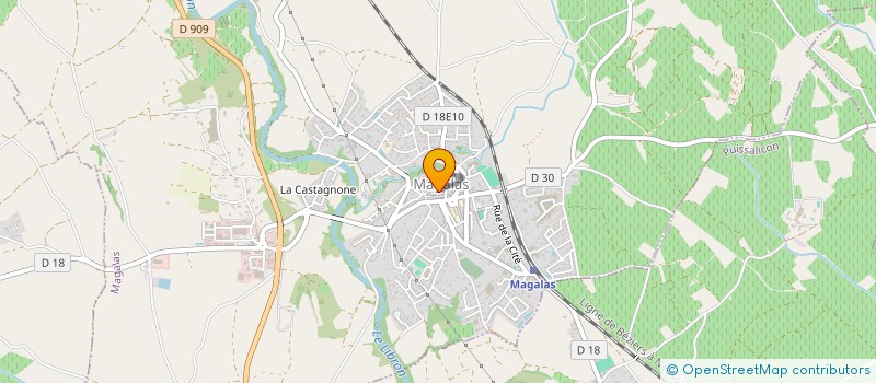 localisation de l'entreprise ENTENTE SPORTIVE THONGUE LIBRON  POUZOLLES