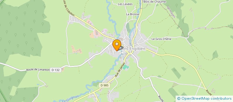 localisation de l'entreprise ENTENTE SPORTIVE VABDENESSE ST HONORE LES BAINS à VANDENESSE