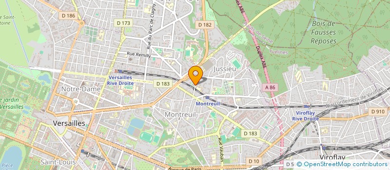 localisation de l'entreprise ENTENTE SPORTIVE VERSAILLAIS à VERSAILLES