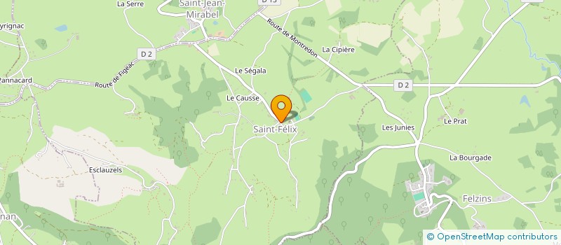 localisation de l'entreprise ENTENTE ST FELIX FELZINS  SAINT-FELIX