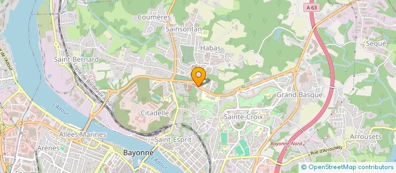 localisation de l'entreprise ENTENTE STEPHANOISE à BAYONNE