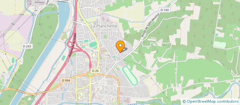 localisation de l'entreprise ENTENTE TENNIS NORD VAUCLUSE à BOLLENE