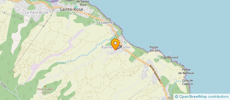 localisation de l'entreprise ENTENTE TRAIL ET RUNNING VOLCANO  SAINTE-ROSE