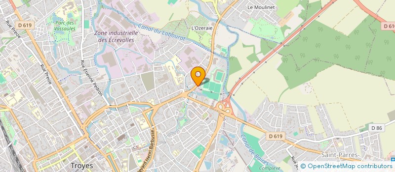 localisation de l'entreprise ENTENTE TROYES AUBE CHAMPAGNE HANDBALL à TROYES