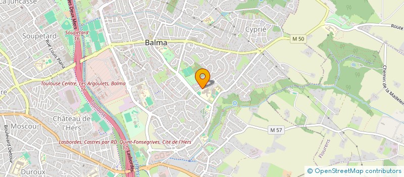 localisation de l'entreprise ENTENTE TUC BALMA à BALMA