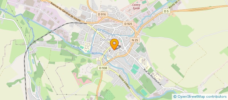 localisation de l'entreprise ENTENTE VAL D AUTHIE BASKET-BALL à DOULLENS