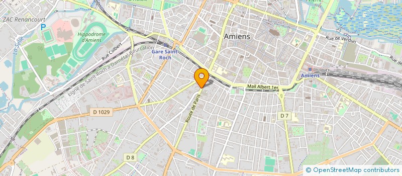 localisation de l'entreprise ENTERPRISE IMMO AMIENS à AMIENS