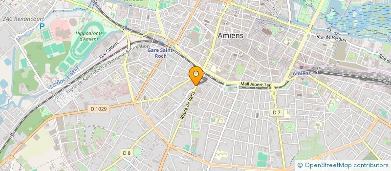 localisation de l'entreprise ENTERPRISE IMMO FRANCE  AMIENS