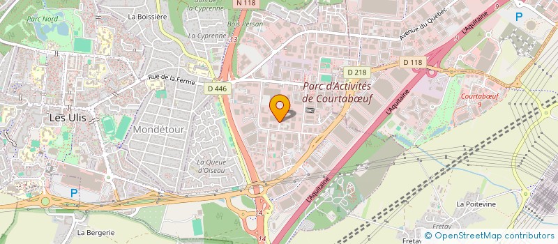 localisation de l'entreprise ENTERTAINMENT SERVICES à LES ULIS