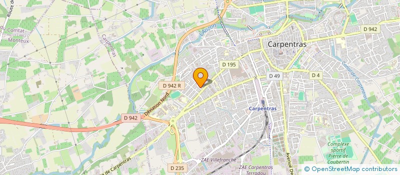 localisation de l'entreprise ENTESA  CARPENTRAS