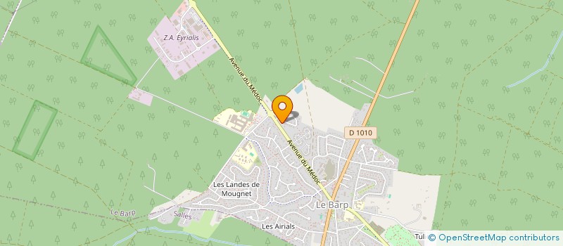 localisation de l'entreprise ENTHESIS  LE BARP