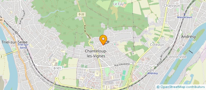 localisation de l'entreprise ENTHOMINA à CHANTELOUP-LES-VIGNES