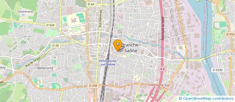 localisation de l'entreprise ENTHOUSIASMOS COMPANY  VILLEFRANCHE-SUR-SAONE